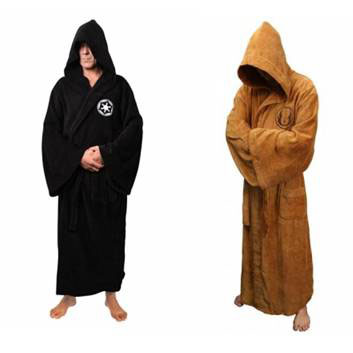 Empire and Jedi bathrobes from JediRobeAmerica